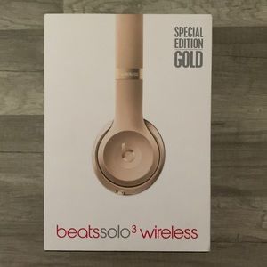 Beats Solo 3 Wireless Headphones Special Edition Gold